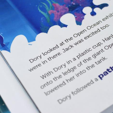 Personalised Disney Finding Dory Story Softback Story Book Extra Image 2